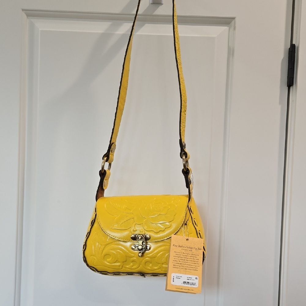 Patricia Nash Sunflower Embossed Shoulder Bag